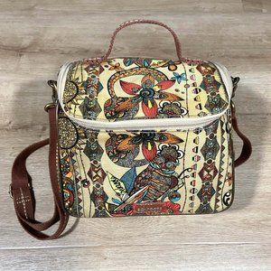 Sakroots Owl Print Cooler Crossbody